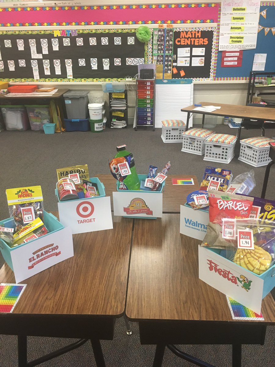 Faby__Vidal's tweet photo. Learning about decimals thru real world connections! Students will order/compare products! #risdgreatness #DoverElementary #4thgrademath https://t.co/uqAHdYKY8s