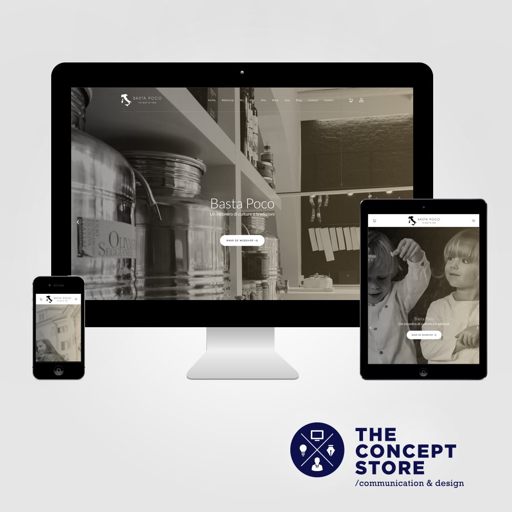 TCS_ehv's tweet photo. Voor Basta Poco hebben wij de website/webshop gerealiseerd. Dus wie van prachtige Italiaanse producten houdt kijk op https://t.co/VRlMY0e233 https://t.co/QKqRJWlloR
