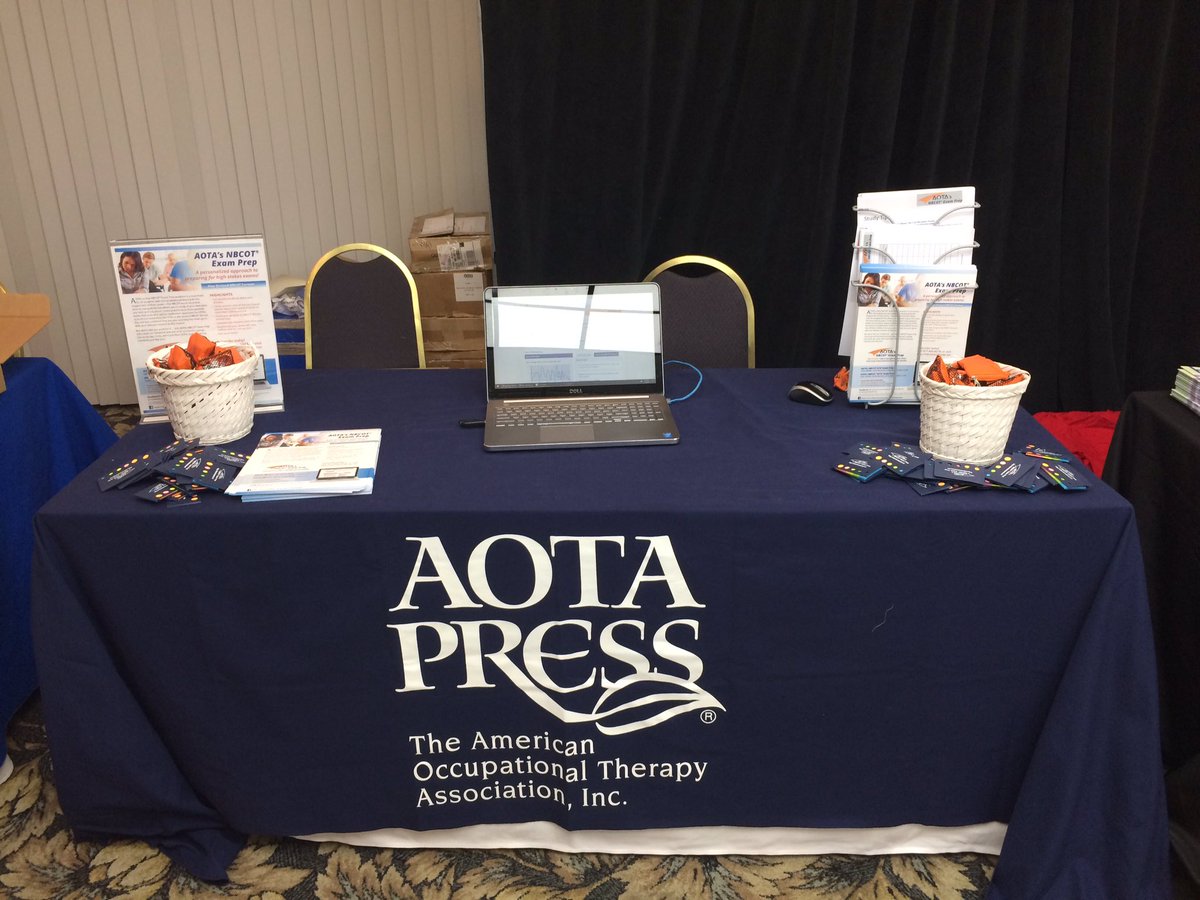 AOTAPress's tweet photo. Ready to talk exam prep at #AOTAConclave! https://t.co/JFLetlg71r