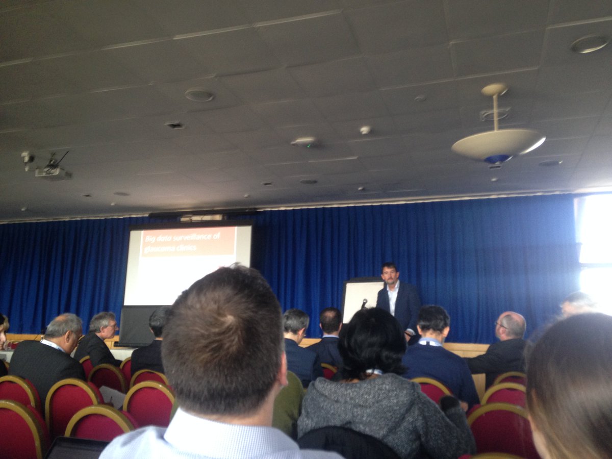 Kicking off the last session of the conference is Prof. David Crabb. Enjoy the talk! #bigdata #UKEGS16 #CrabbLab #statistics #research