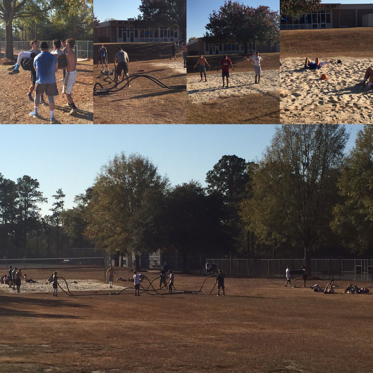 Early morning workout. #Dawnpatrol #Thanksgivingparty #mentaltoughness