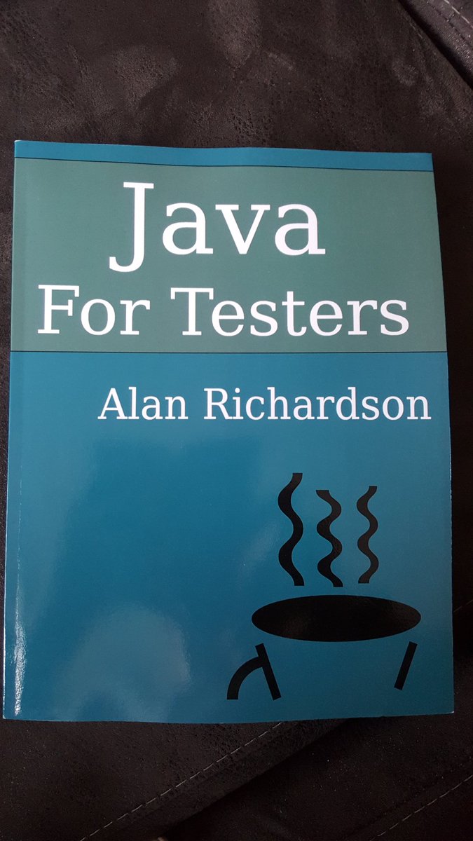 ronlouw's tweet image. Boek #javafortesters van @eviltester is binnen. Schijnt onmisbaar te zijn voor testers.