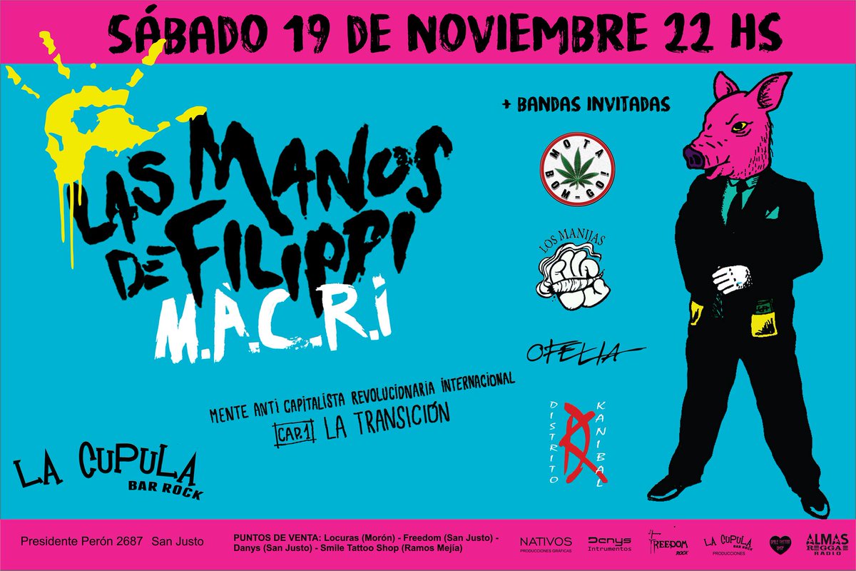 lmf_oficial's tweet photo. Mañana nos encontramos en La Cúpula en San Justo!! #VAMOSLASMANOS #GIRAMACRI https://t.co/mSYBIPPLAD