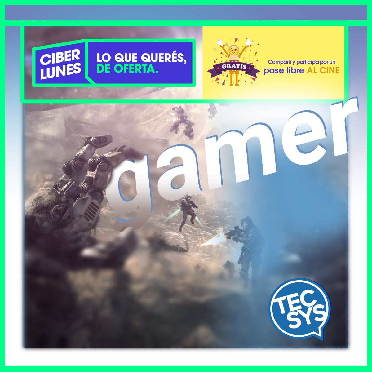 TecsysUruguay's tweet photo. Los Mejores Juegos a un Click de Conseguirlos! Disfrutá de los Mejores Precios de #CiberLunes en TECSYS #gamer
➡https://t.co/X3yhuHzBfX https://t.co/pgTfM5dr9k