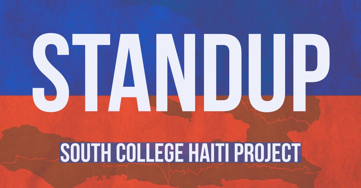 StandUp_SC's tweet photo. Joining the efforts of @DrDunaway &amp; @STANDHaiti w/ our StandUp project. We will collect/donate supplies &amp; equipment to STAND #StandUpSCDPT https://t.co/IHyDvuPZQB