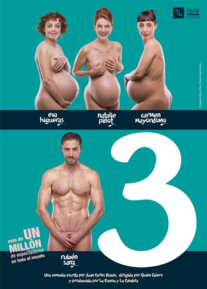 Más de un millon de espectadores han disfrutado con #Tres y tú? pues corre y compra tu entrada q vuelan aquí👉 teatrolara.com/project/tres/