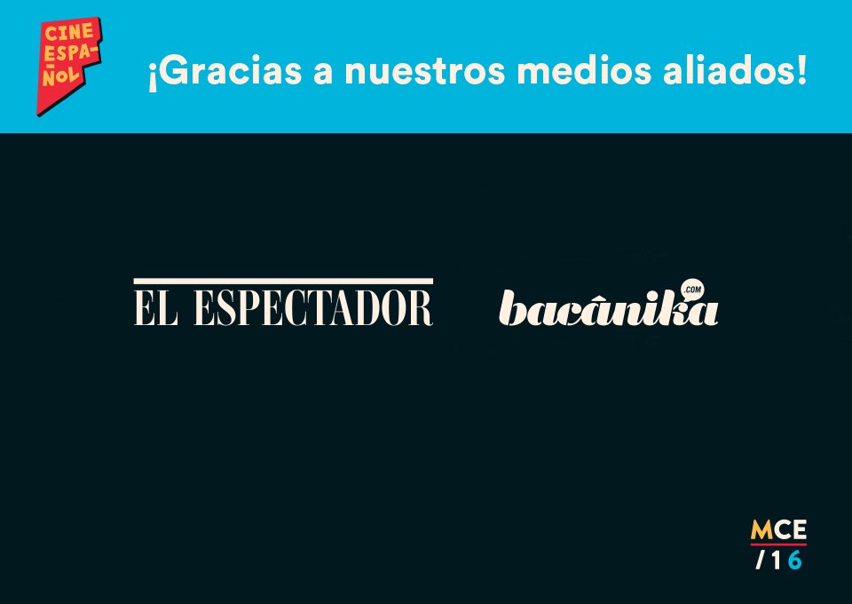 MuestraCineEsp's tweet photo. Muy agradecidos con nuestros medios aliado por una gran difusión a la #MCE2016 @elespectador @bacanika #AbreTusOjos #5AñosConectados https://t.co/uKSKPbZKxm