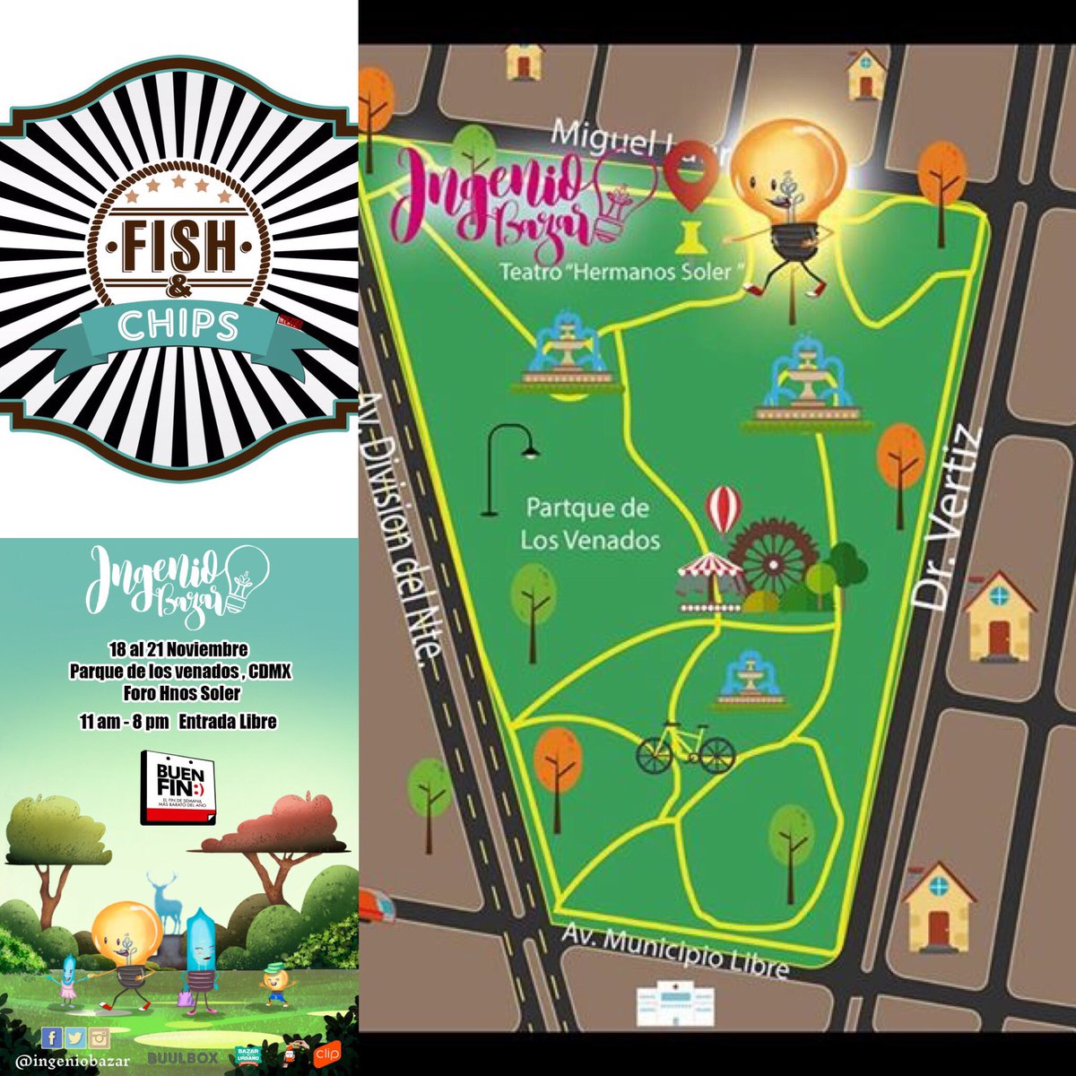 Los esperamos a partir de hoy hasta el lunes desde las 11:00 a.m. Parque de los venados #enladelvalle <a href="/ingeniobazar/">IngenioBazar</a> #cdmx #petfriendly