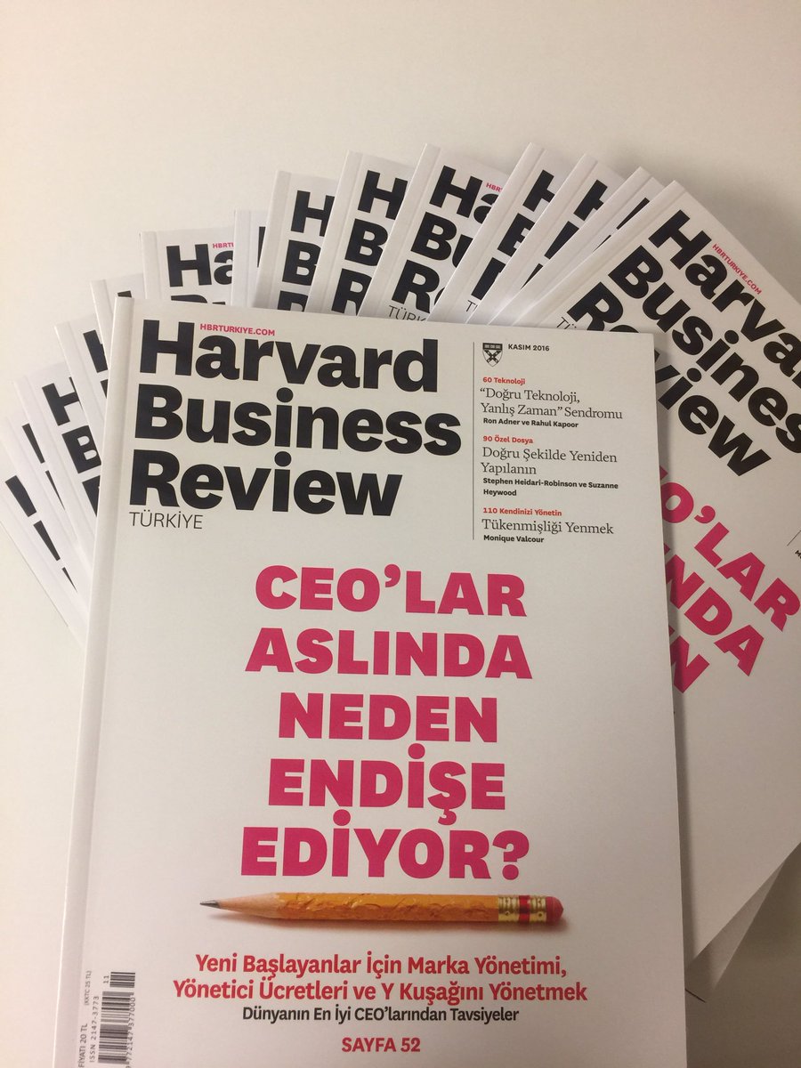Bu ay yine <a href="/HBRTurkiye/">HBR Türkiye</a> dergileri müşterilerimize doğru yola çıkıyor. İyi okumalar👍🏻