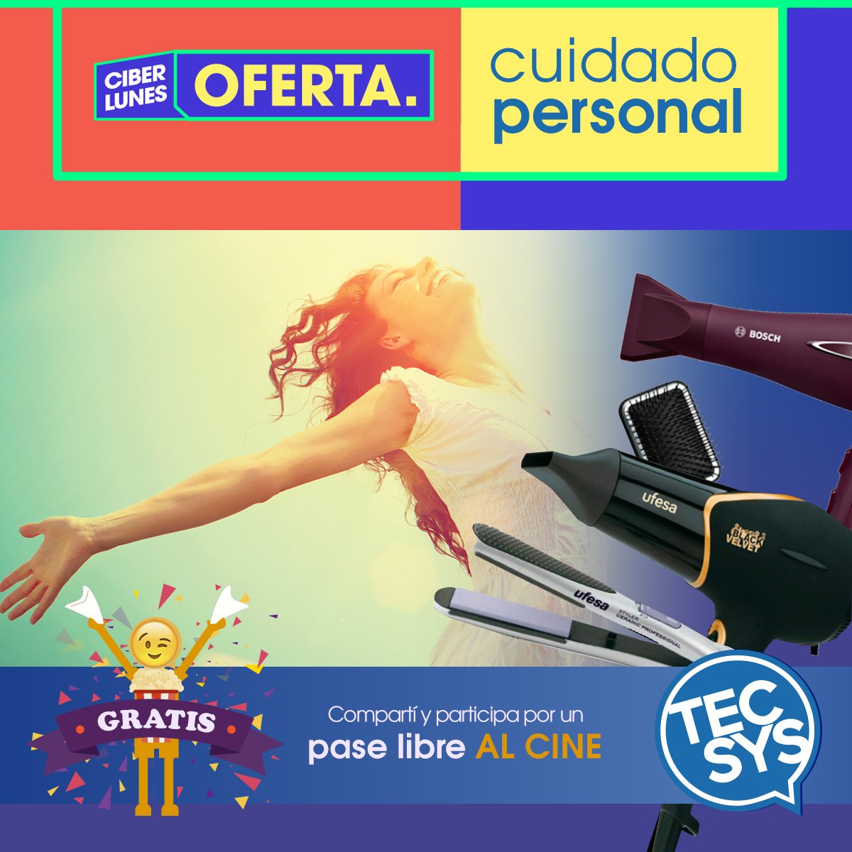 TecsysUruguay's tweet photo. Todo lo que necesitas para Verte Más lind@ está en TECSYS! 
Dale que se va el #CiberLunes!!
#OFERTAS
Ingresa: ➡ https://t.co/n8TEue5Qvd https://t.co/3XhkV8kW0N