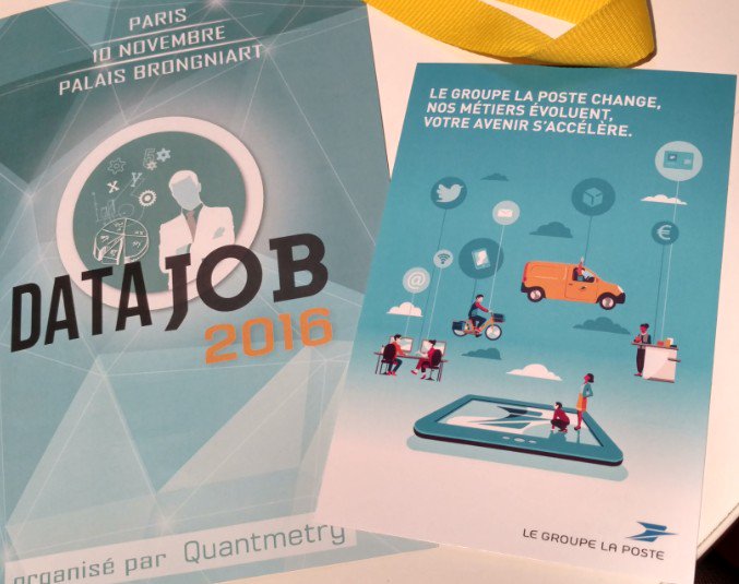 laposterecrute's tweet photo. Retour en photos et bilan sur notre présence au salon #DataJob2016 ! #Recrutement https://t.co/rQqXC5cHpO https://t.co/cKbo9iHEB3
