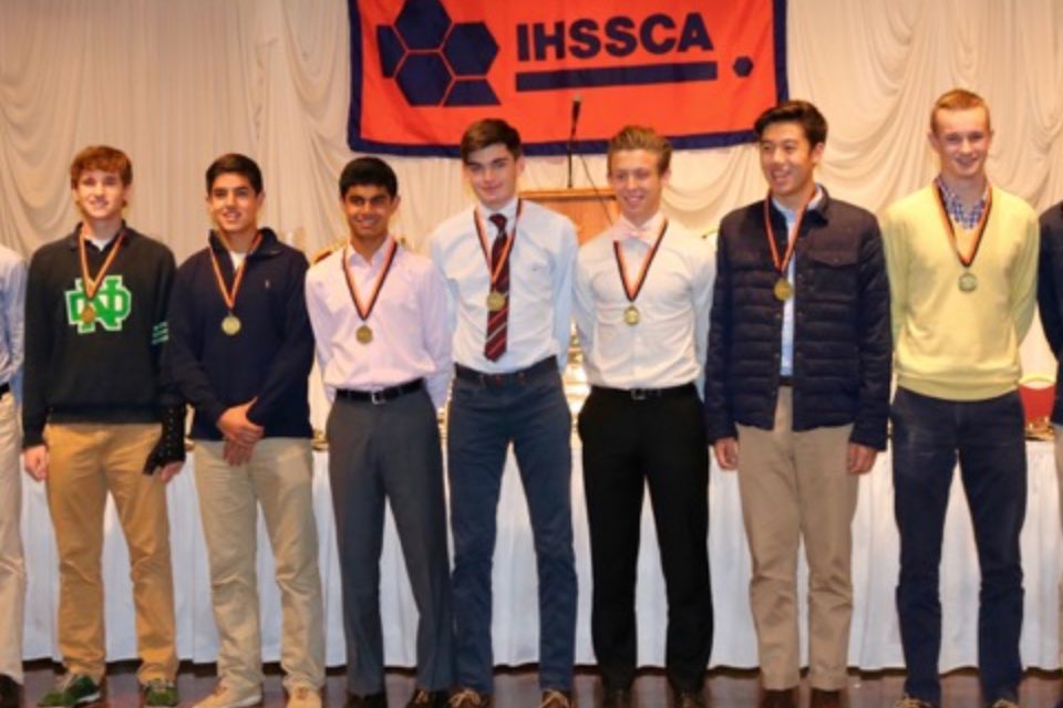 NDCP_soccer's tweet photo. Congrats SR captain and defender Emmett O'Malley who was honored for Chi Fire 1st Team All Academic All State &amp; All Sectional last night! https://t.co/r77vKdEdHY