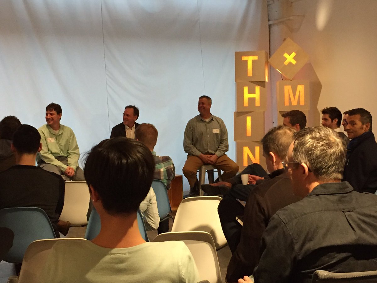 bswingdesign's tweet photo. settling in at the #thinkmake prototyping forum downstairs. looking forward to a great discussion https://t.co/U6P8KWL2KU