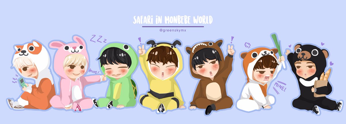 monsta x animal green sky on twitter quot safari in monbebe world monsta x animal green sky on twitter quot safari in monbebe world