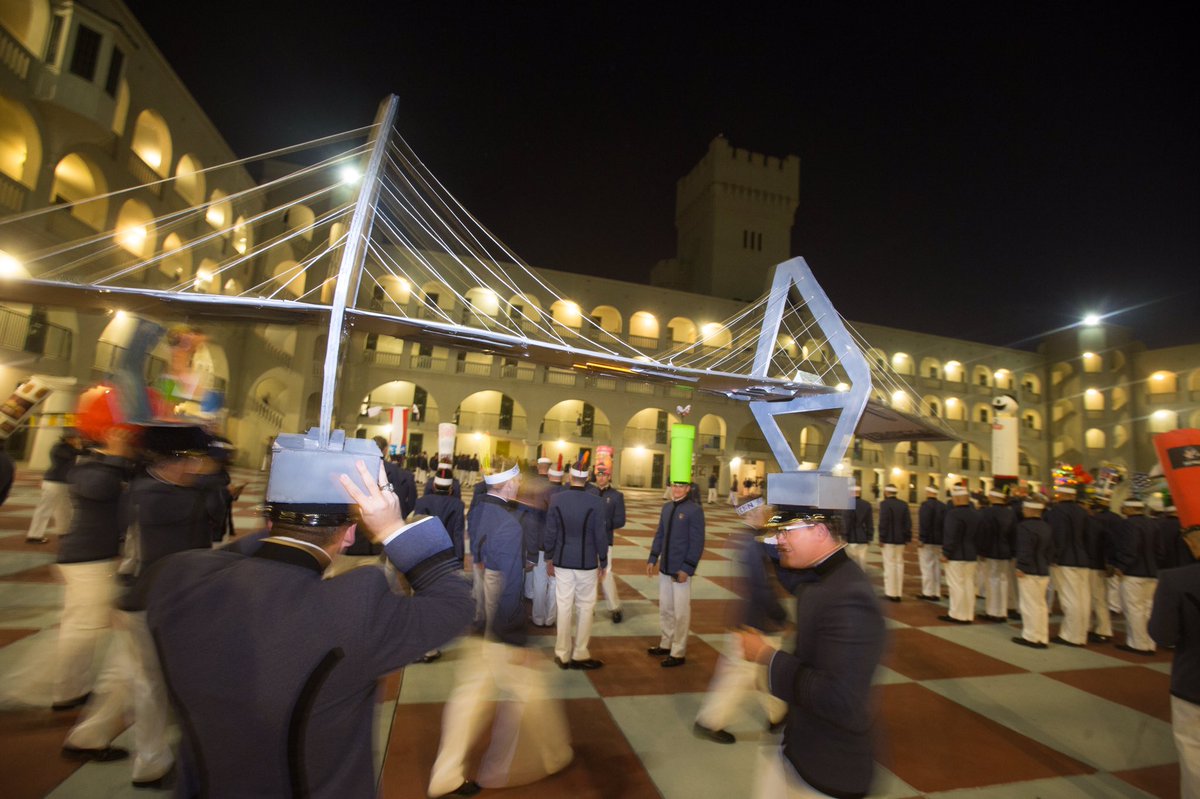 CitadelPix's tweet photo. There were some impressive hats on display last night for the Corps' Thanksgiving Dinner! 

#TheCitadel #Thanksgiving https://t.co/tsVaNDnfeI