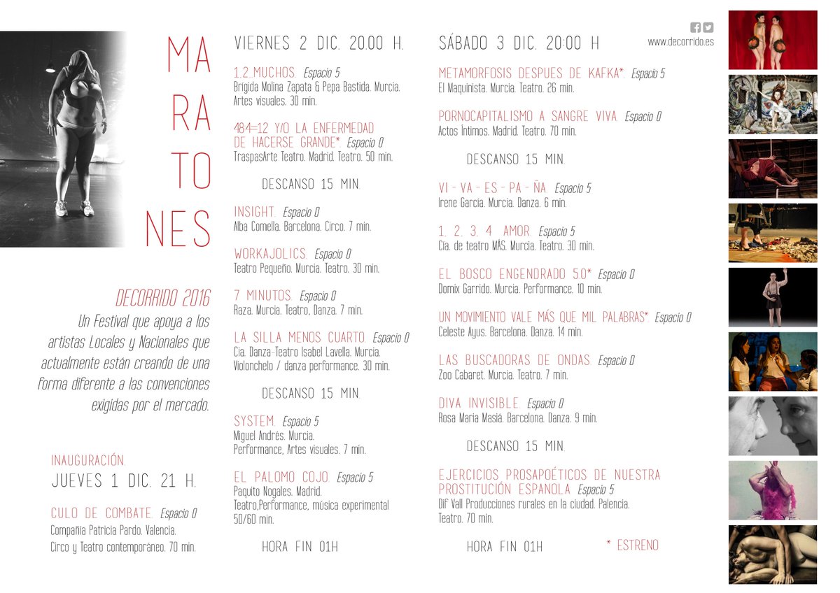 DeCorrido's tweet photo. ¡Ya está lista la programación de la IV Edición Festival @DeCorrido!
https://t.co/1rSsp70Ryr https://t.co/zJrntJQ347 https://t.co/Tb4yjJucdN