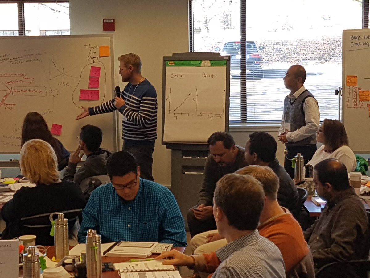 SPCT Candidate James Li guides his SPC class team through the I&amp;A simulation