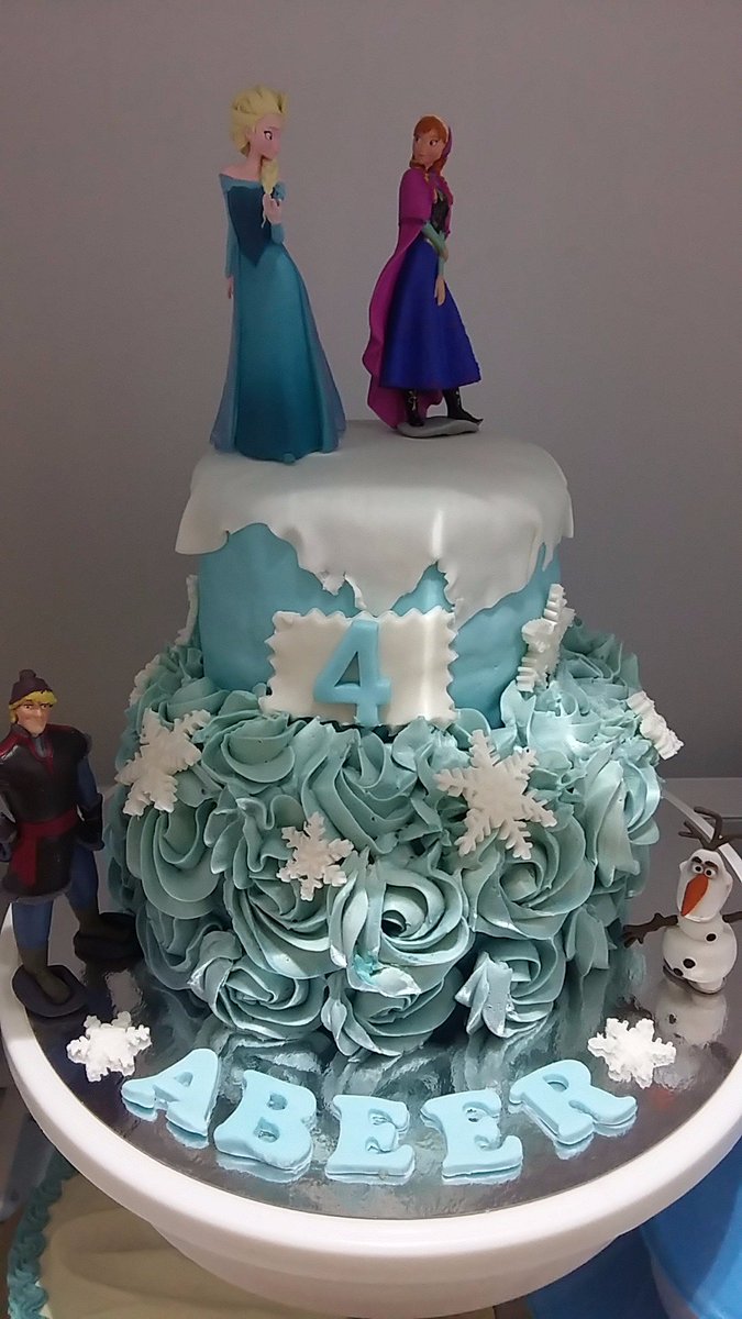 Frozen temat tårta!
*********************
Frozen themed cake!