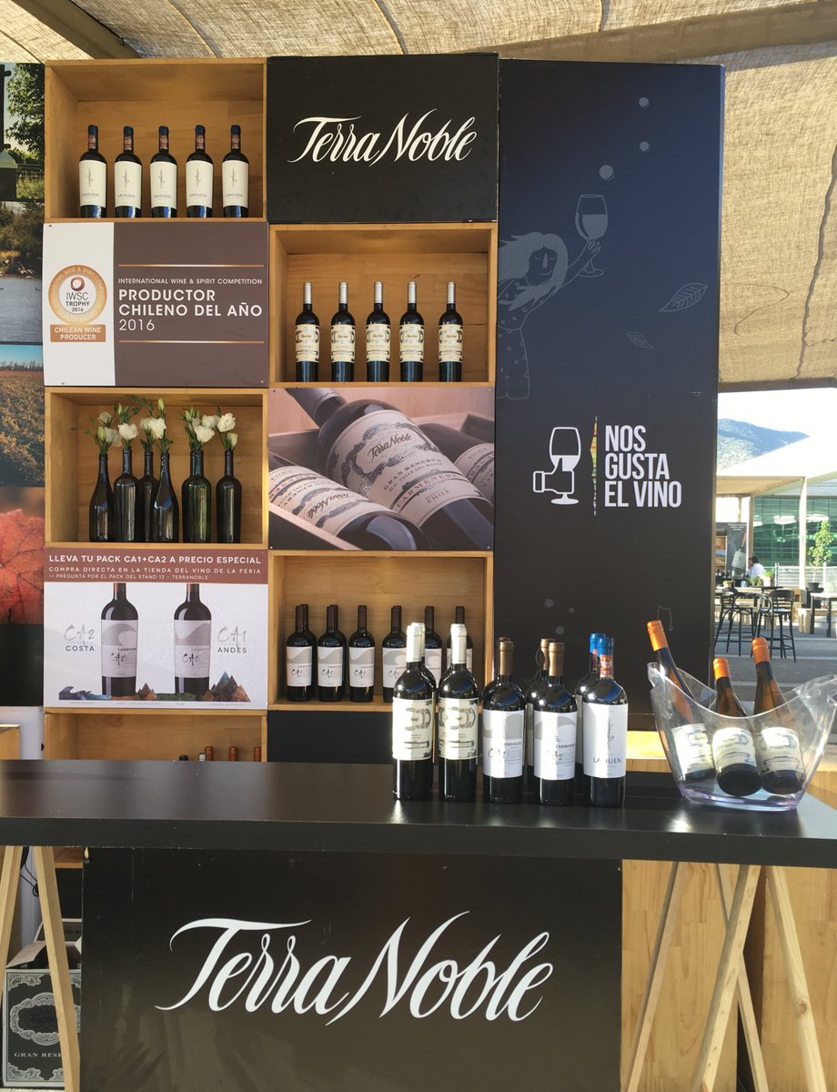 Los esperamos hoy y mañana desde las 19.00 en nuestro stand #TerraNoble de la #feriadelvino Parque Bicentenario. 🍷
<a href="/nosgustaelvino_/">Nos Gusta el Vino</a>