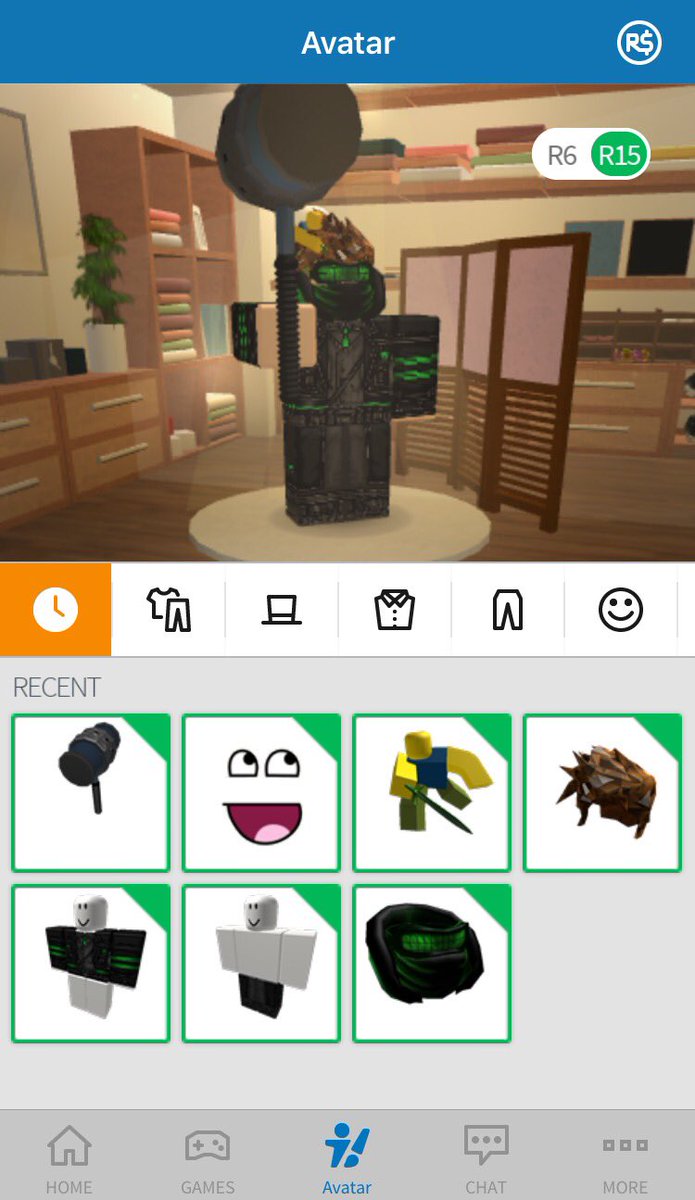 Roblox Home Avatar Editor