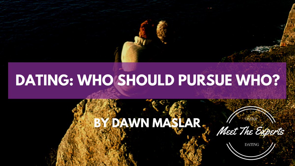 OlderDatingCoUk's tweet photo. Should a woman pursue a man? @DawnMaslar shares her views in this new video... https://t.co/qM8bdjfc18 #onlinedating https://t.co/05PPYG6vnX