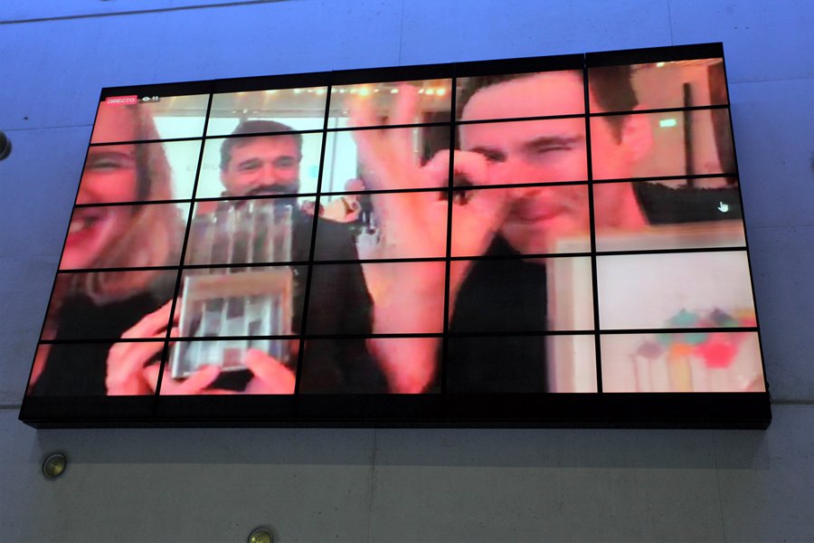 Nuestra alegría se transmite al mundo, gracias por compartirla @lacolaboradora  <a href="/ZGZActiva/">Zaragoza Activa</a> @EUROCITIEStweet