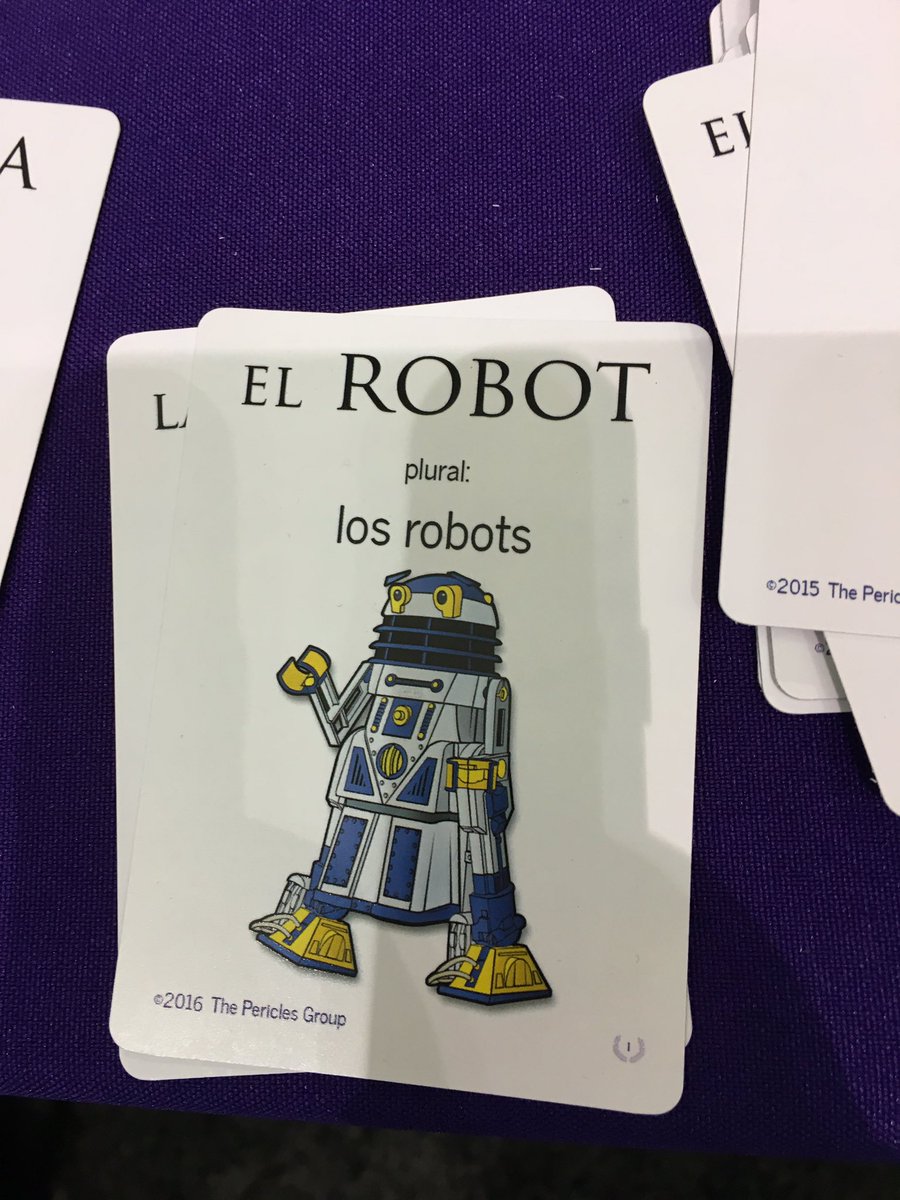 MsEdinger_BCHS's tweet photo. Exterminate vocabulary difficulties! #actfl16 @tpg_kevin https://t.co/9wybKNu29c