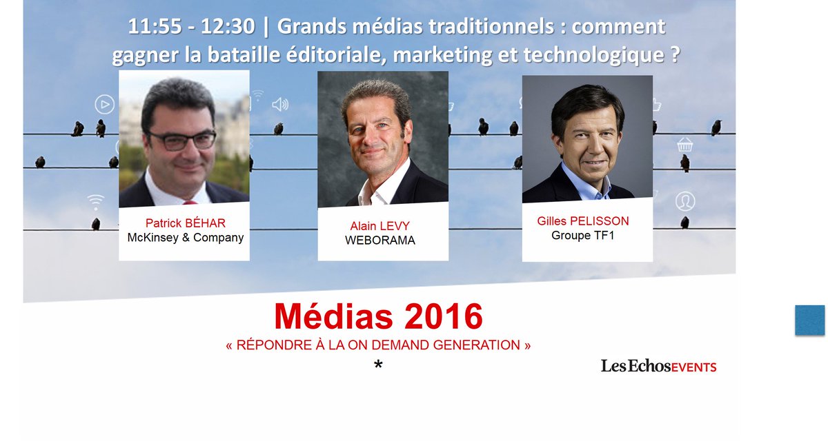 Conférence MEDIAS 2016 🐦 <a href="/alainwebo/">alain levy</a> <a href="/weborama/">Weborama</a>  - Rdv le 29/11 - infos > bit.ly/medias16 #medias16