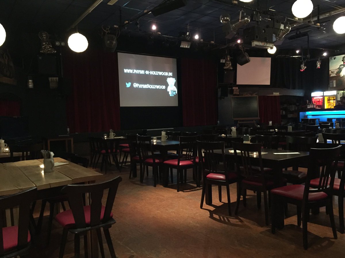 In ner Stunde geht's los, #PhysikinHollywood im Schanz in Mühlheim!