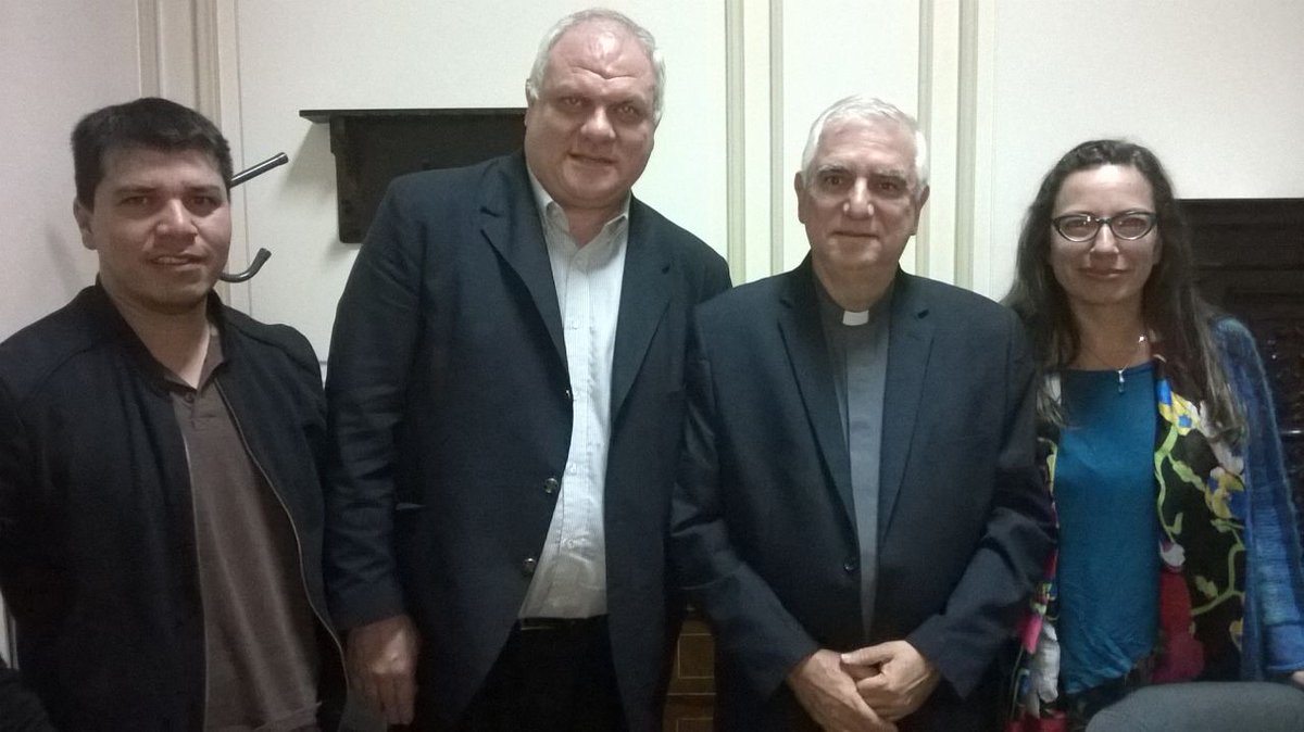 FEDEMASSOTUC's tweet photo. Lleve a Mons. Lozano la preocupación de los tucumanos de la muerte del querido Padre Juan VIROCHE . https://t.co/5mdsYXUA6u