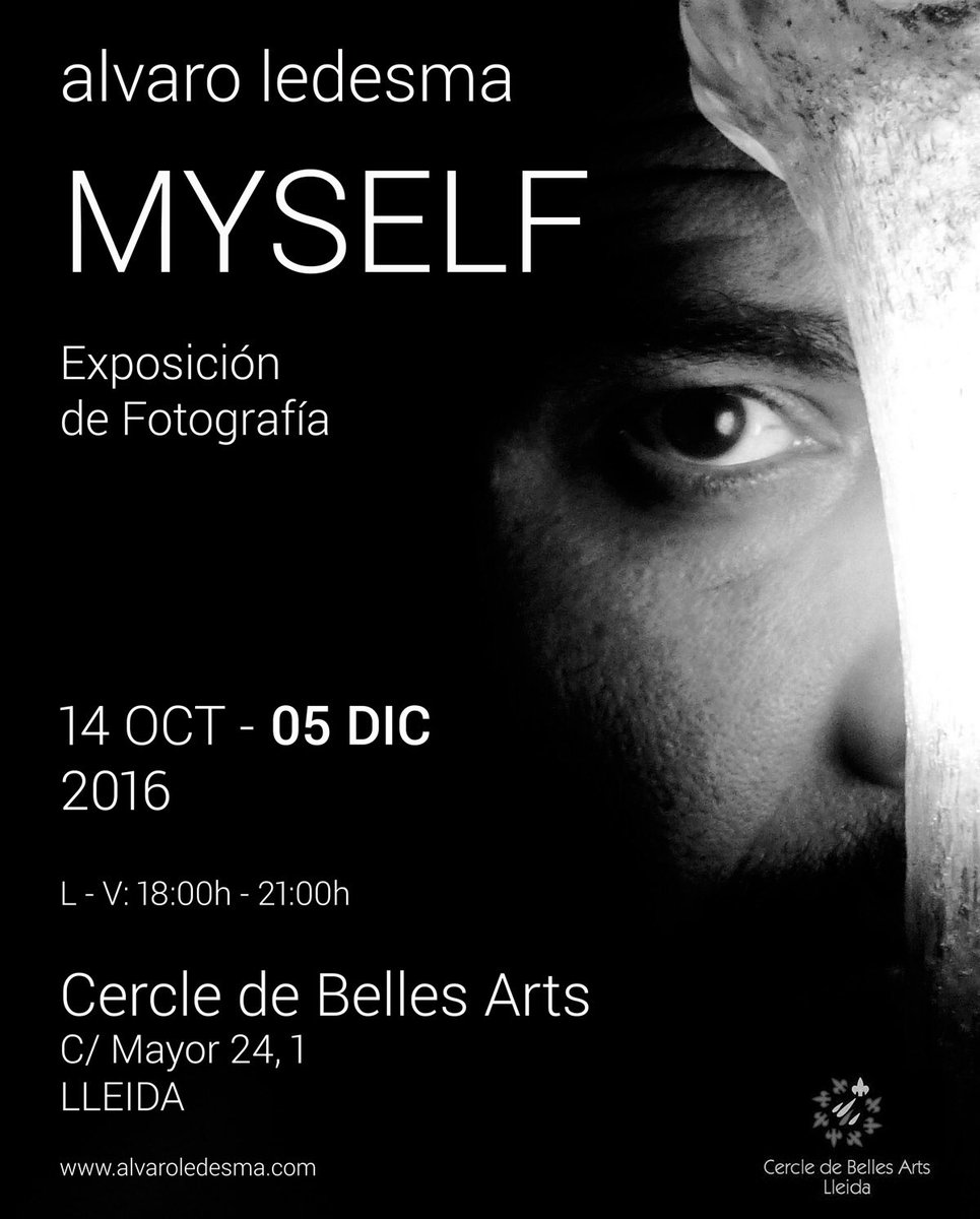 MYSELF prolonga su estancia en el Cercle de Belles Arts de Lleida hasta el 5 de diciembre <a href="/CBALleida/">Cercle Belles Arts</a> #lleida #expo #foto