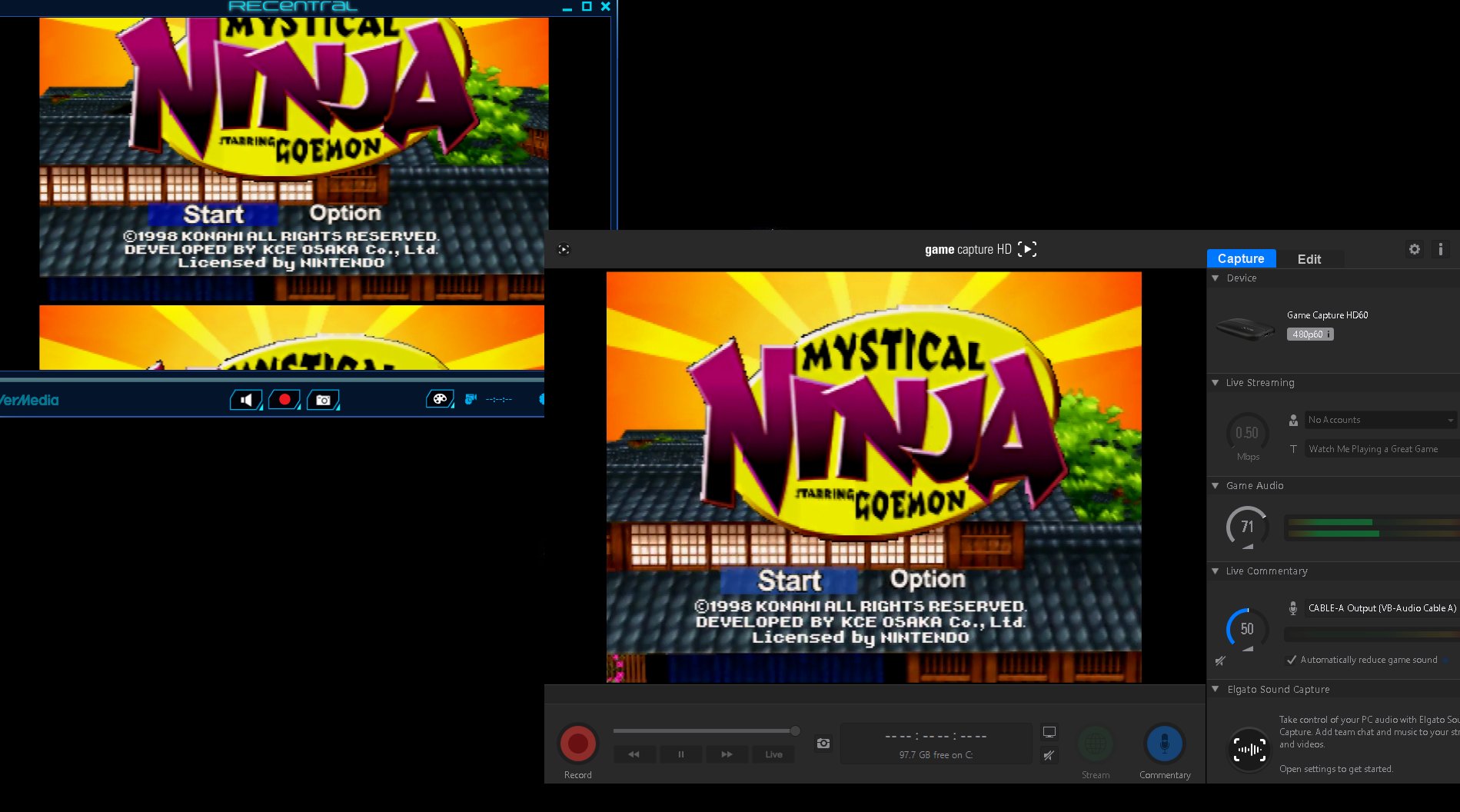 comparison of El Gato HD 60 and Avermedia LGHD