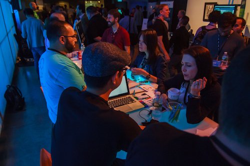 elastic's tweet photo. 'Powering a BI application w/#Elasticsearch at @Yodle’: What it was like at #Elasticon tour &amp; on stage (+ the video) https://t.co/v2Z5bqHqDo https://t.co/DtE6k2lQkG