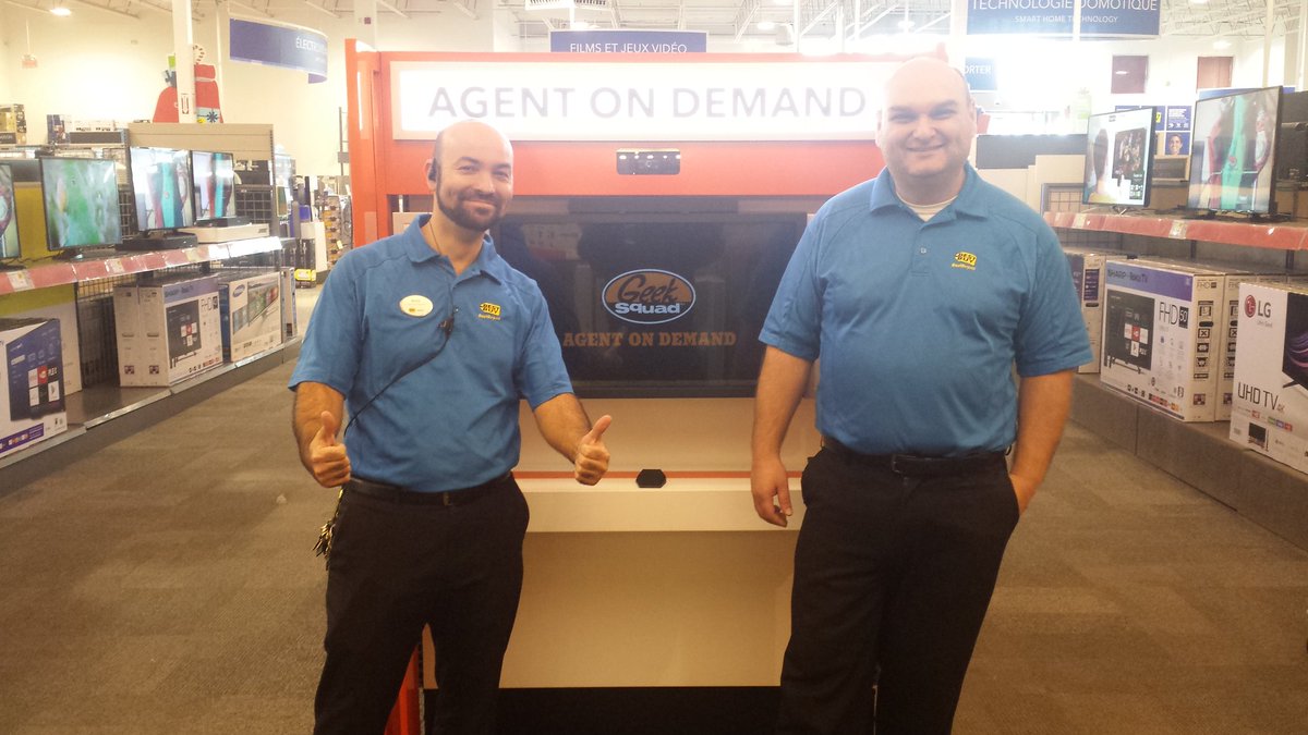 MasterTech_Ben's tweet photo. AOD is up and running at Best Buy Tachereau 082; the team is really excited #agentondemand https://t.co/8o98XYI5kb