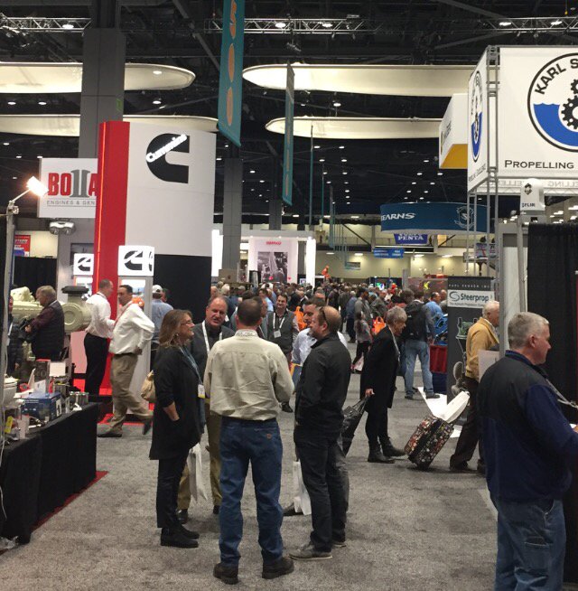 Day 2 at <a href="/PacMarineExpo/">Pacific Marine Expo</a> in Seattle.  Great crowd and lots to see.  We’re in booth #1619.  #dehumidification #shipyards #marine