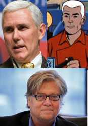 TNRPRESS's tweet photo. Mike Pence looks like Race Bannon...

#MAGA https://t.co/QJymZorRxu