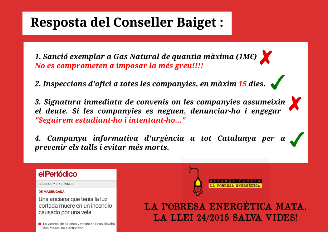 ILPhabitatge's tweet photo. A Cat hi ha 443 talls diaris. Dilluns va morir una persona x pobresa energètica. Aquí teniu la resposta del @govern a les nostres propostes. https://t.co/Vf1z3sCBIz