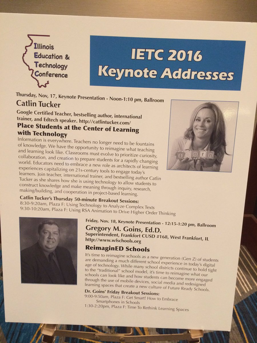 Listening to <a href="/wfsuper/">Wendy Fong</a> present the Keynote Address at the 2016 IETC Conference! #WFREDBIRDS