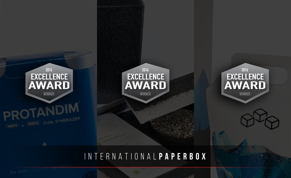 ipaperbox's tweet image. 1… 2… 3 WINS! We've taken home 3x Excellence Awards at the 2016 PPC Packaging Competition! Congratulations to everyone on our team! @ppcnet
