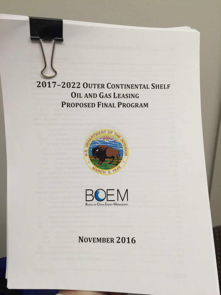 Director_Hopper's tweet photo. Proud of the extensive analysis and hard work by my @BOEM_DOI colleagues on this important milestone. ARH https://t.co/fclvkqovFS