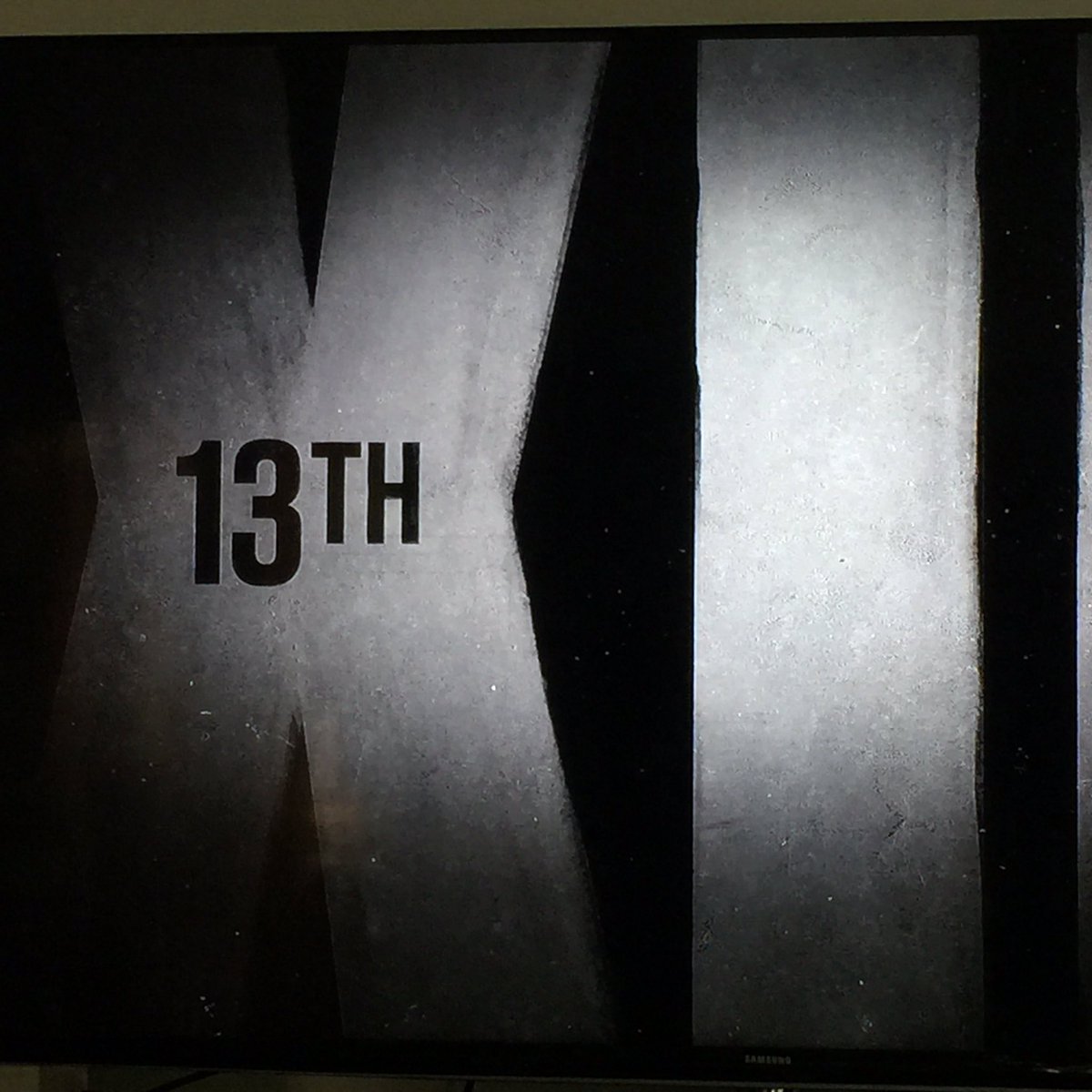 StacyeBranche's tweet photo. #currentsituation #nowwatching  @13thfilm a must see  #notangrybutsad #wecandobetteramerica #ishistoryrepeatingitself @avaduvernay @netflix https://t.co/Vf01Oe0xBE