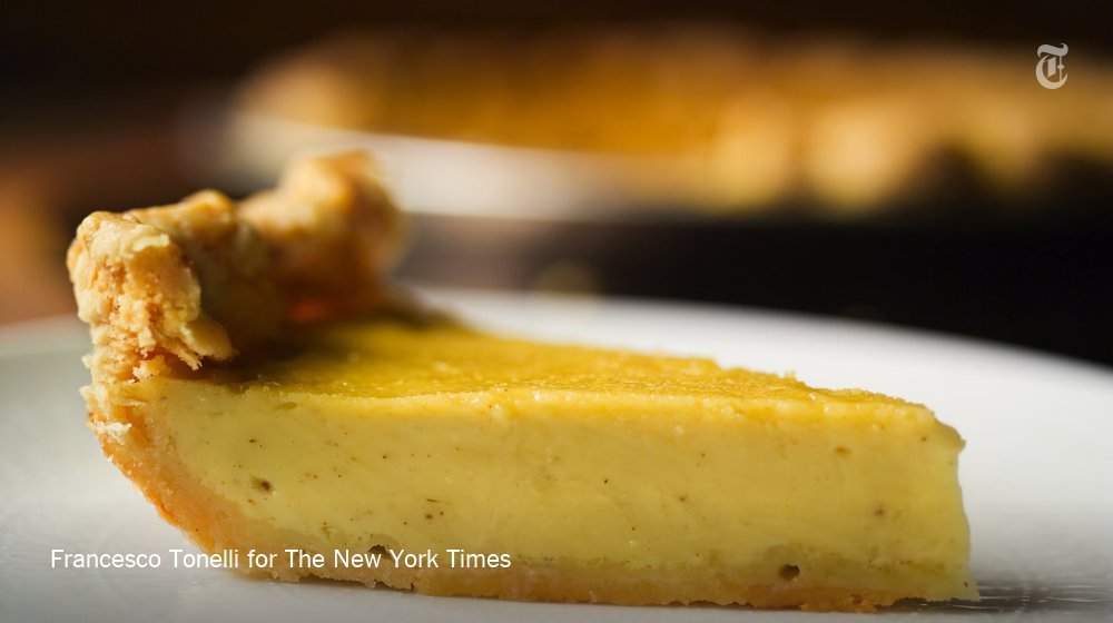 nytimes's tweet image. Move over, pumpkin pie. Mix things up with our recipe for nutmeg-maple cream pie. nyti.ms/2f88Y9V
