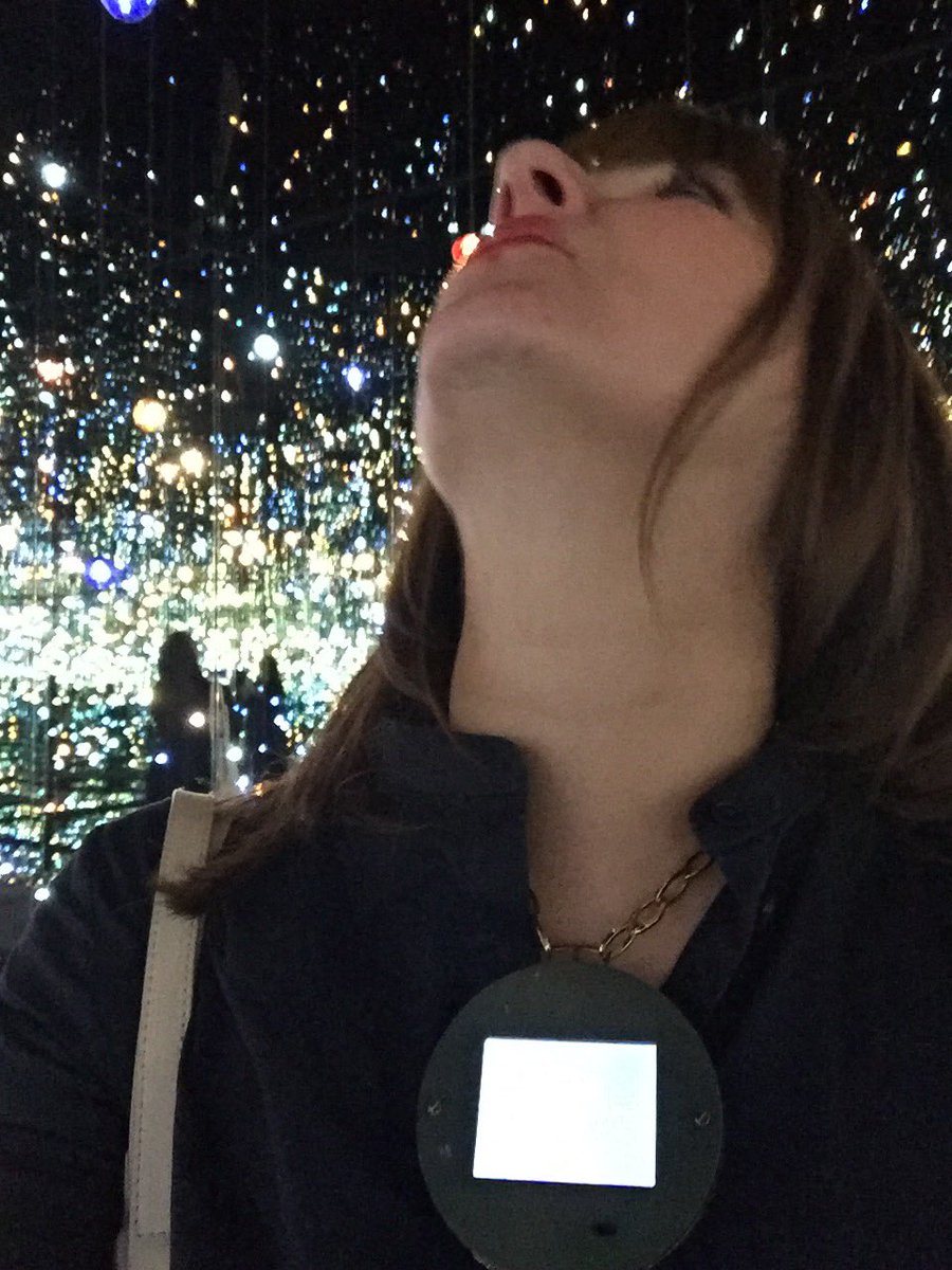 DianaBroussard's tweet image. dbChronicle video necklace meets the infinity room at The Broad Museum #innovation #video #techluxe #wearables #exponential #Entrepreneur