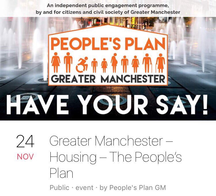 PeoplesPlanGM's tweet photo. /!\*EVENT ALERT*/!\
#PeoplesPlanGM
when: 24 Nov 7pm
what: Housing
where: central Mcr (Meth Ctrl Hall)
details: https://t.co/1CujvtBpOg https://t.co/z7n1M8bFQT