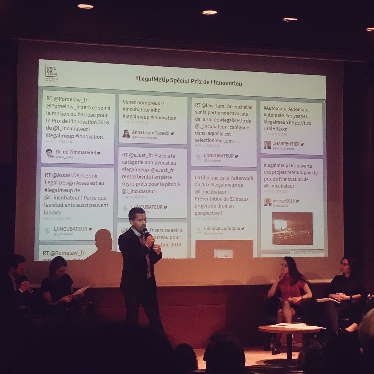 tvdma's tweet photo. ''Ce n'est pas la fin de la profession d'avocat, bien au contraire'' selon @Legalstart_fr 
#LegalMeUp #legaltech @l_incubateur https://t.co/SyxO8HCCzD