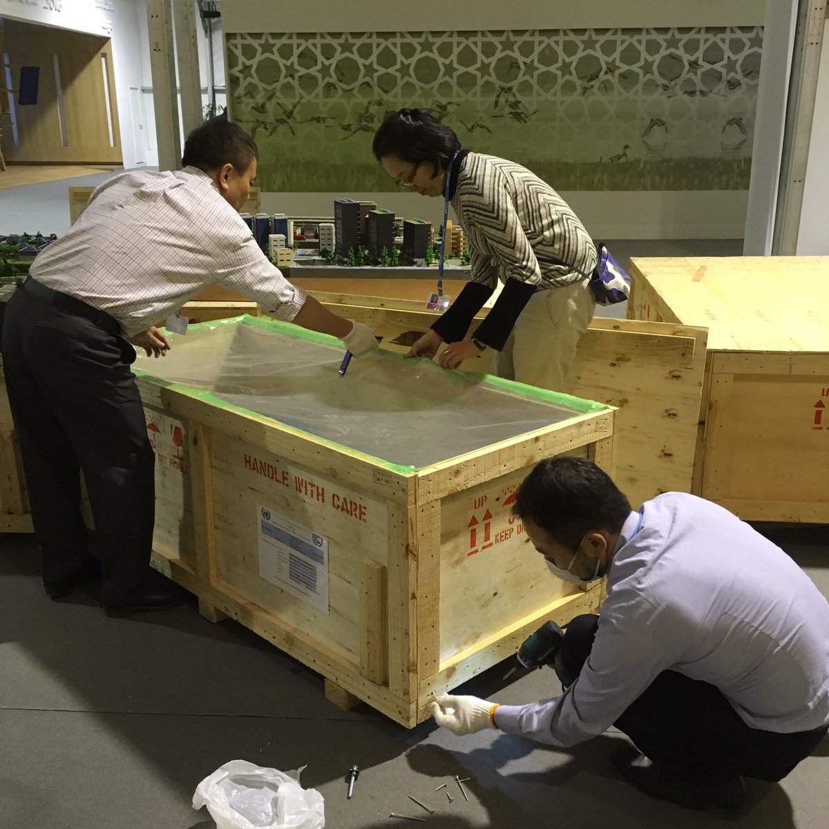 Disassembling train diorama now!