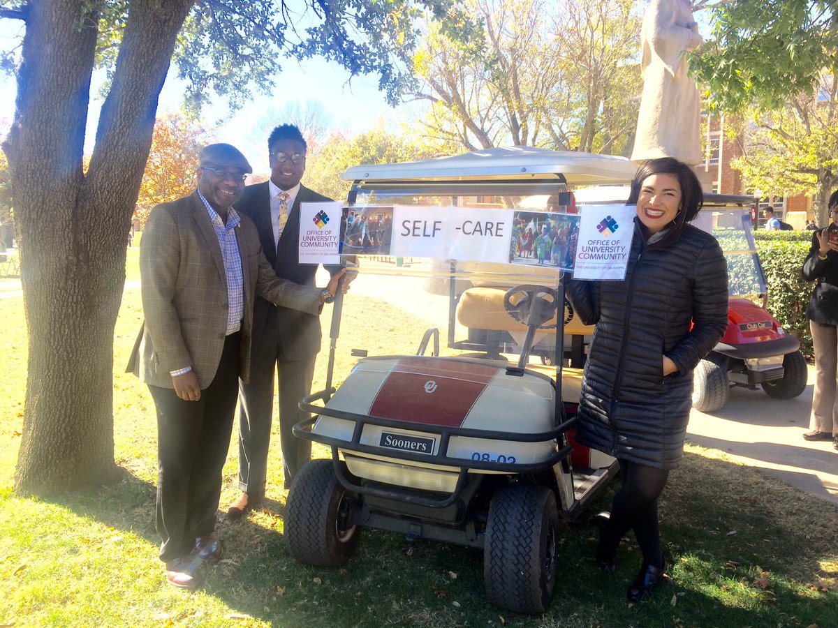 AccessOU's tweet photo. Paola Lopez and Dr. White joined us for self-care today! @OUArtsSciences #OUselfcare #OUcommunity https://t.co/hrz1T25Jj8