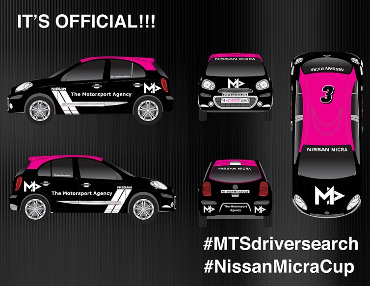 CornwallNissan's tweet photo. Motorsport Agency Recherches pour trouver son Pilote tour Coupe Nissan Micra 2017 #MTSdriversearch #nissanMicraCup https://t.co/N5mNJ2zTEM https://t.co/h68I4stuE1
