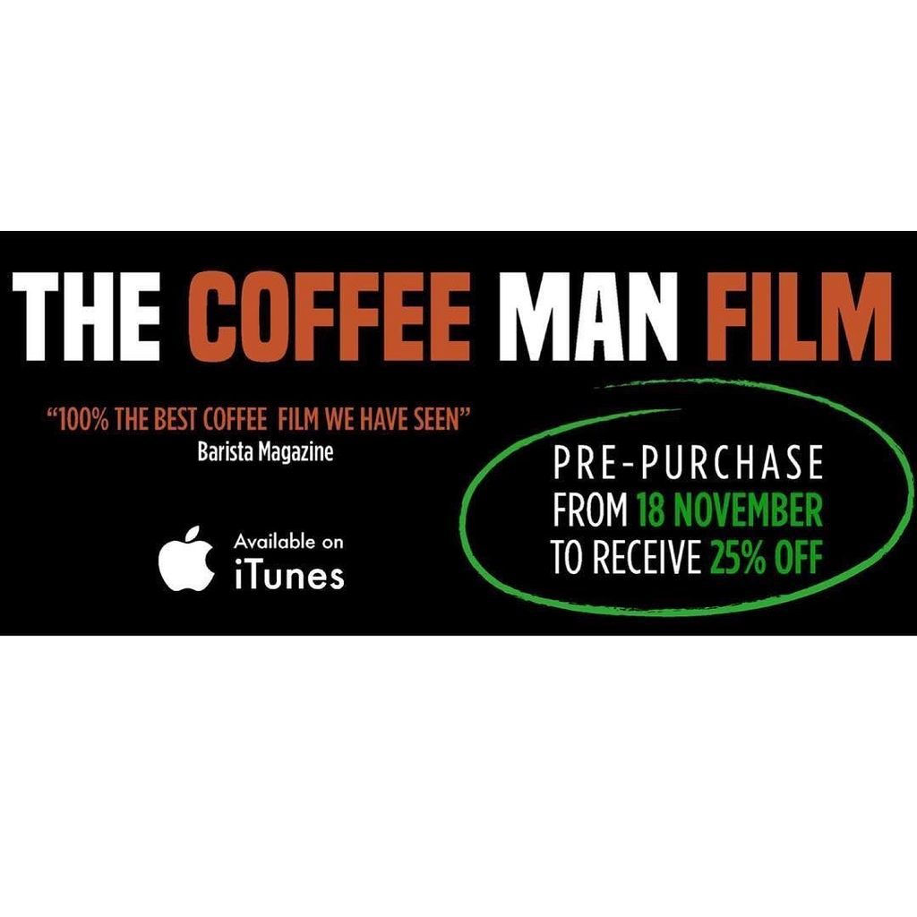 BARISTAMAGAZINE's tweet photo. Our favorite coffee movie is coming to iTunes! Get 25% off your download of The Coffee Man… https://t.co/kv7kPX4JPw https://t.co/KwPNWrADuw