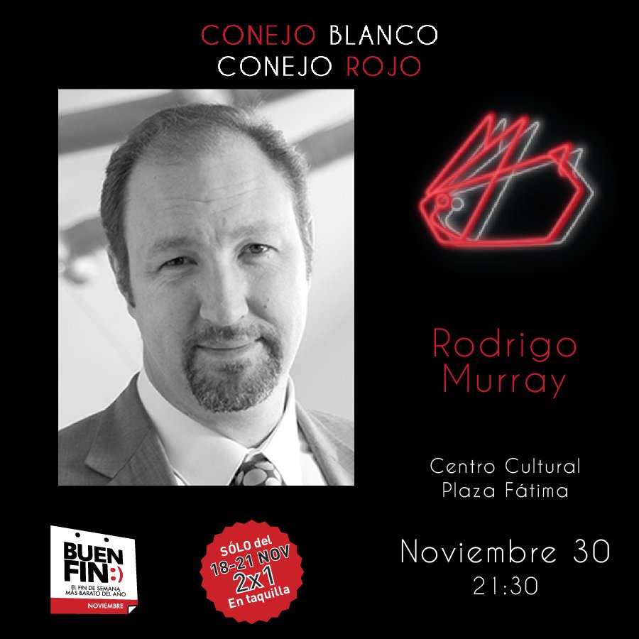 LaGranAudiencia's tweet photo. RT Llegó #ElBuenFin a @ConejosTeatro #Monterrey Aprovecha 2x1 en cualquier función sólo en taquilla del Teatro Plaza Fátima. ¡Únicos días! https://t.co/fVdCoB5EE9